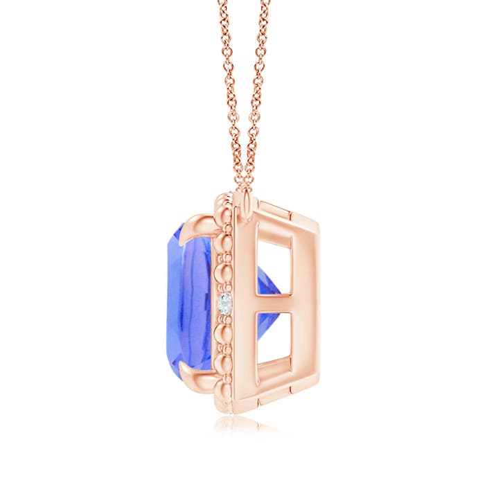 AA - Tanzanite / 3.84 CT / 14 KT Rose Gold