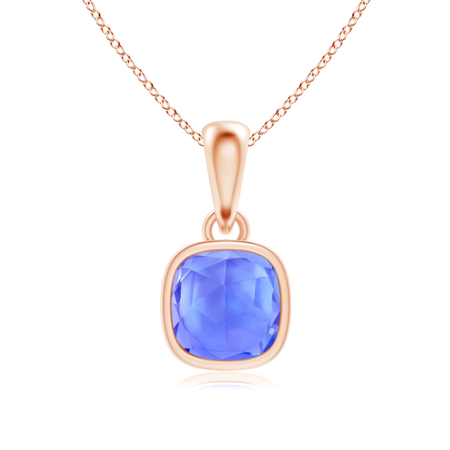 AAA - Tanzanite / 0.45 CT / 14 KT Rose Gold