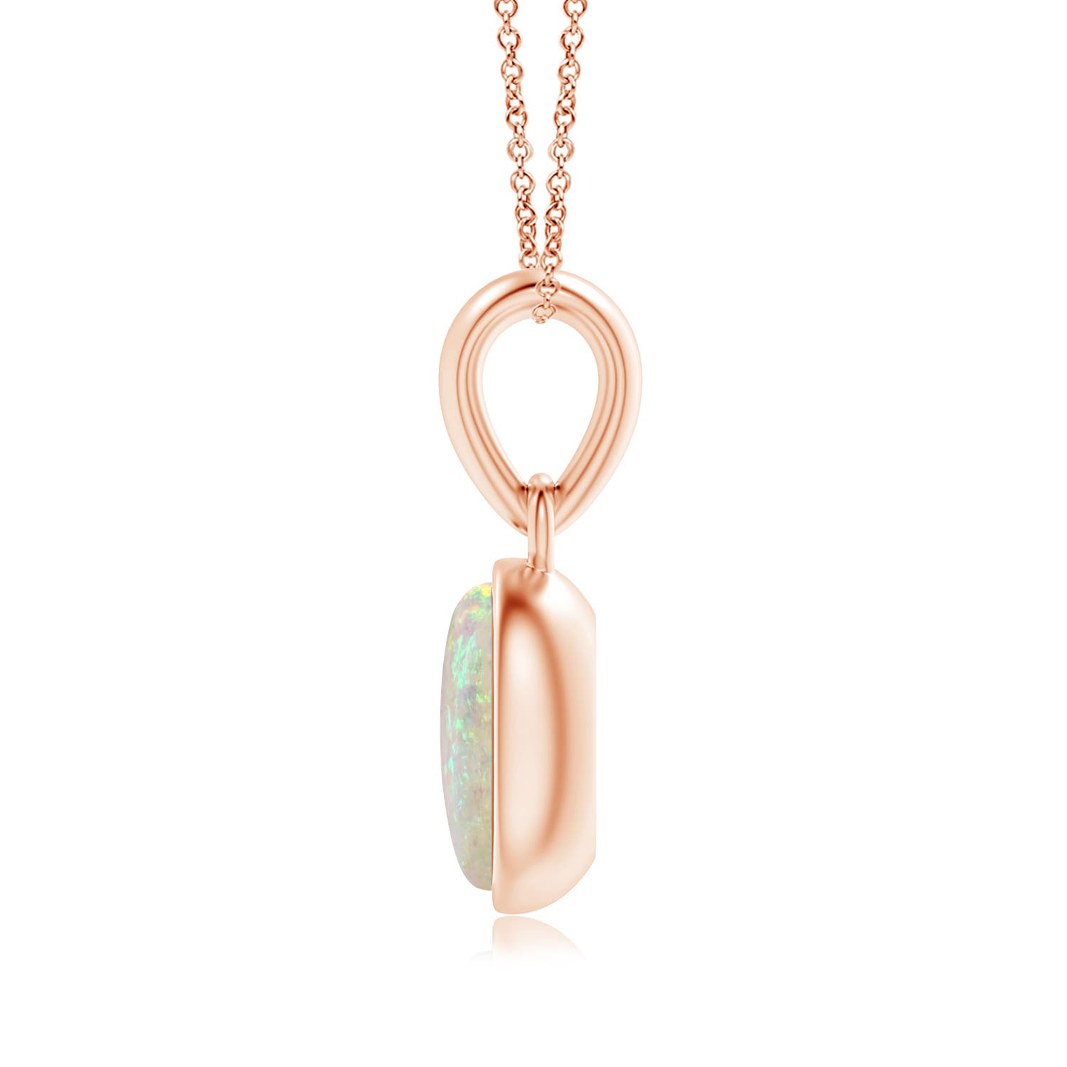 AAA - Opal / 0.28 CT / 14 KT Rose Gold