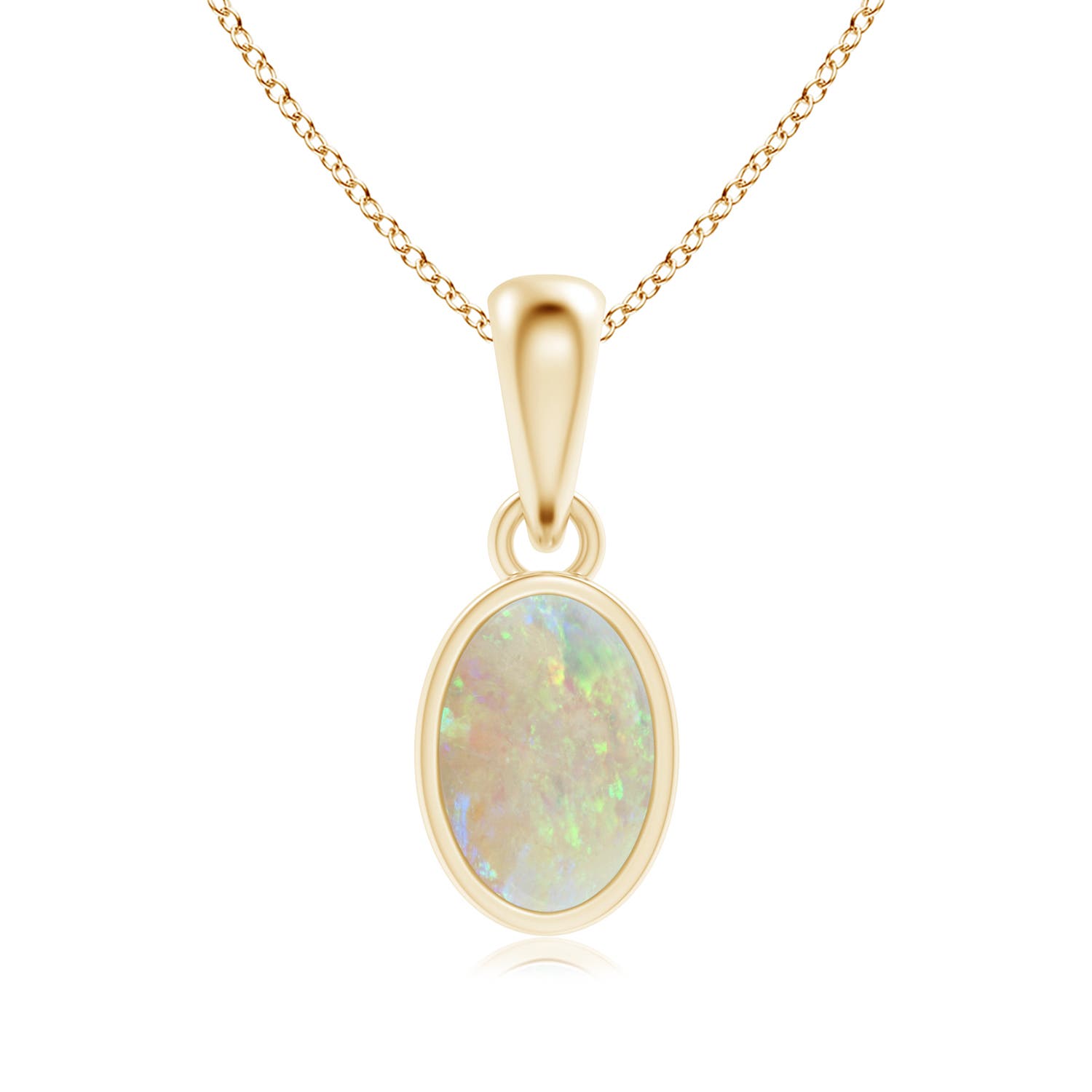 AAA - Opal / 0.28 CT / 14 KT Yellow Gold