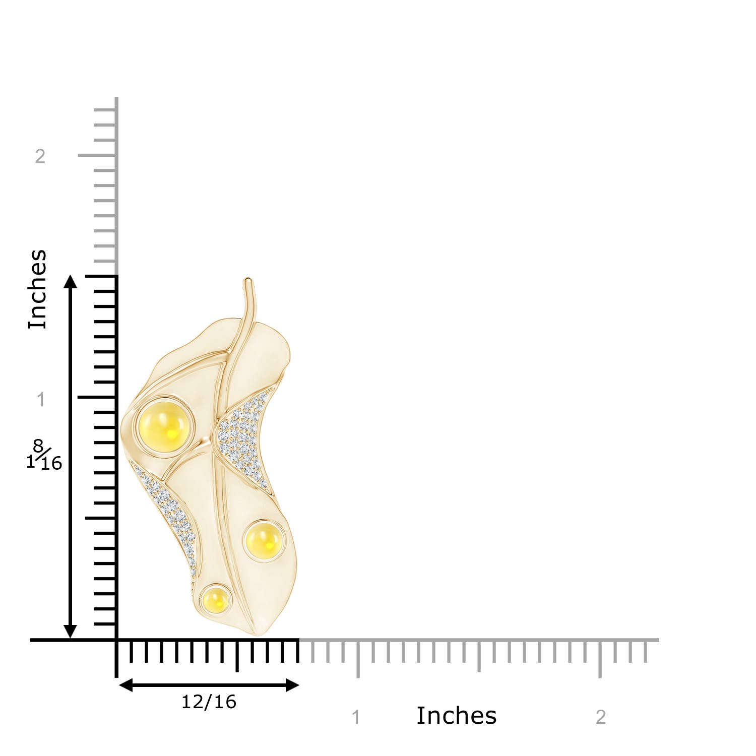 A - Citrine / 1.04 CT / 14 KT Yellow Gold