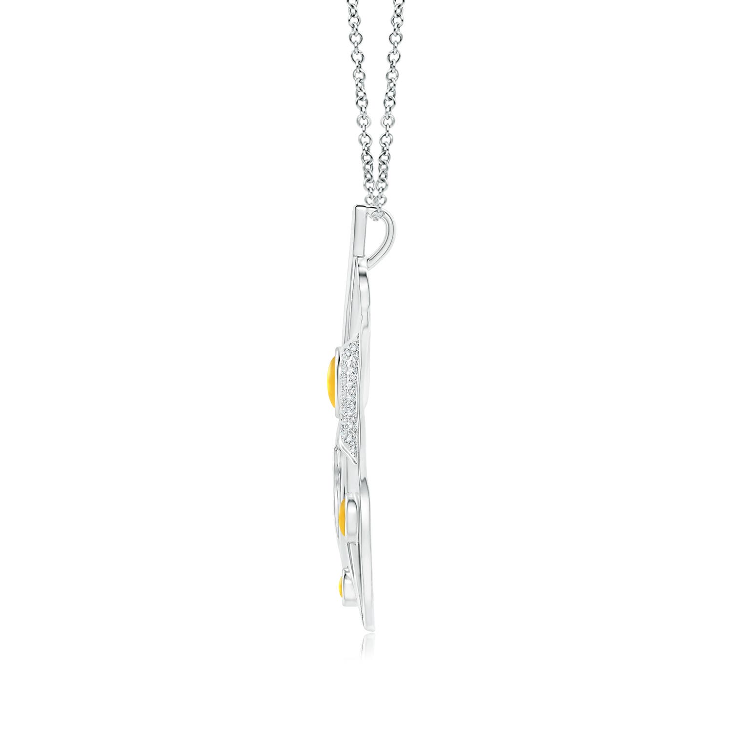 AAAA - Citrine / 1.04 CT / 14 KT White Gold