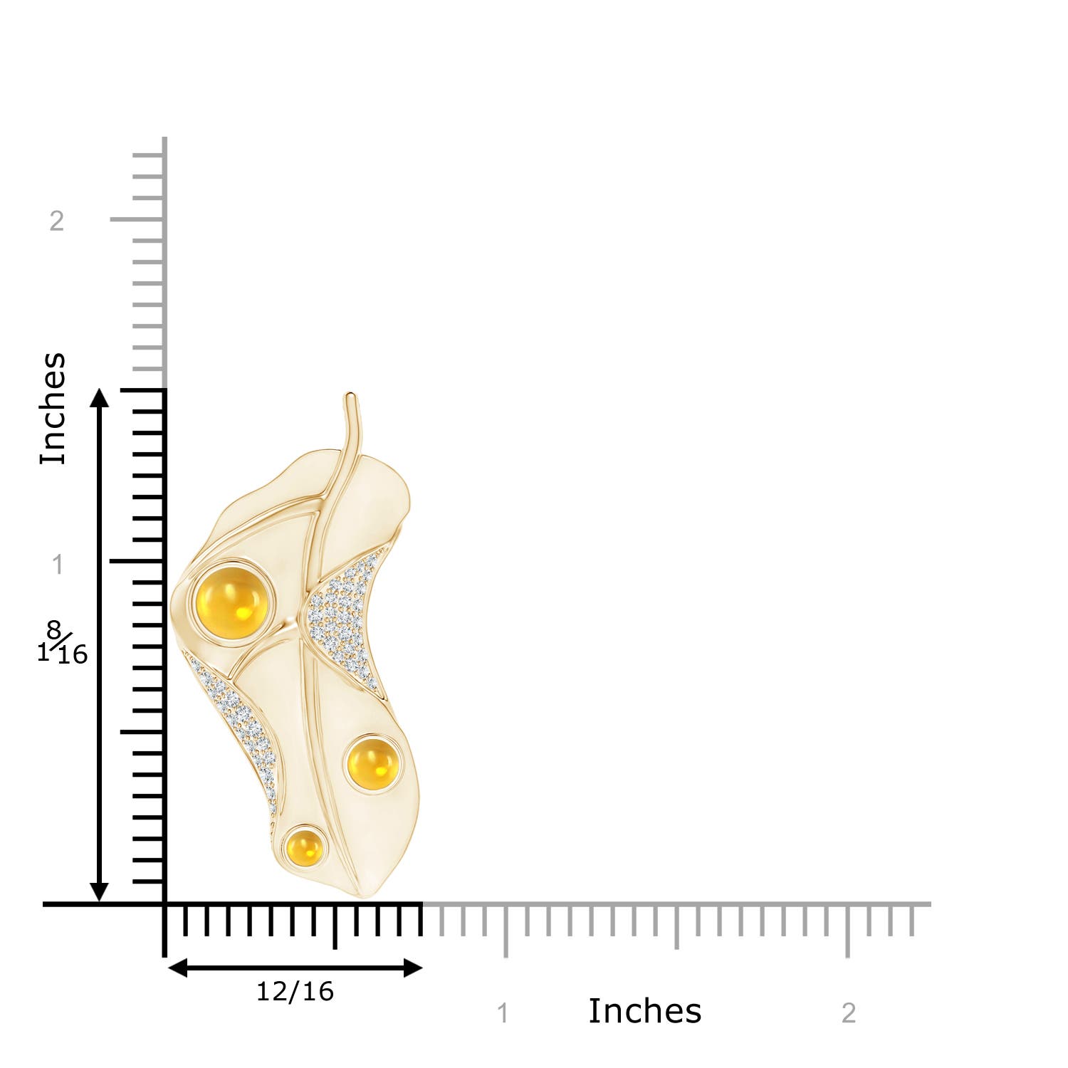 AAAA - Citrine / 1.04 CT / 14 KT Yellow Gold