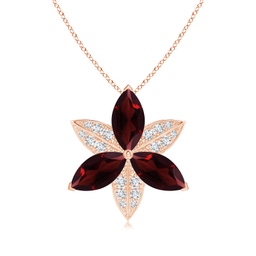 Marquise Garnet Fashion Necklaces & Pendants