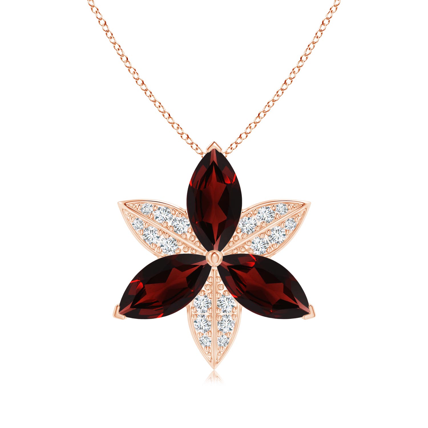 AA - Garnet / 6.25 CT / 14 KT Rose Gold