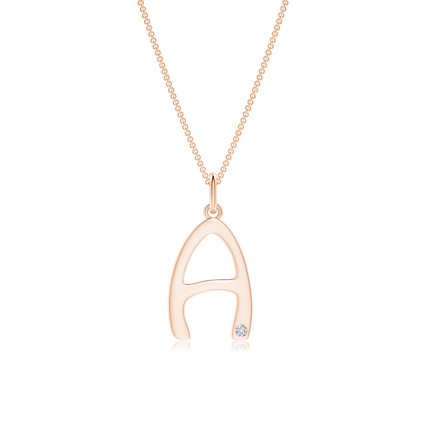 H, SI2 / 0.01 CT / 14 KT Rose Gold