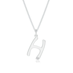 Platinum H Initial Jewellery