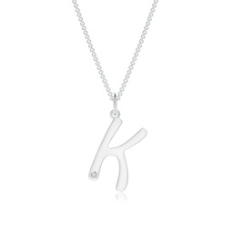 Platinum K Initial Jewelry