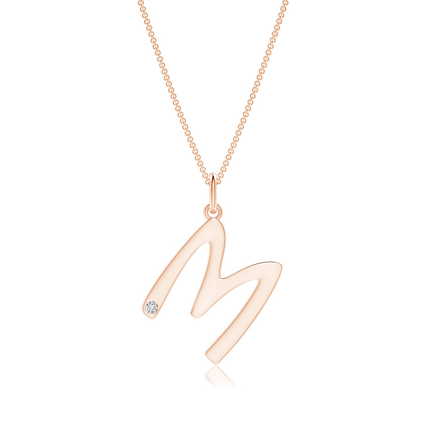 H, SI2 / 0.01 CT / 14 KT Rose Gold