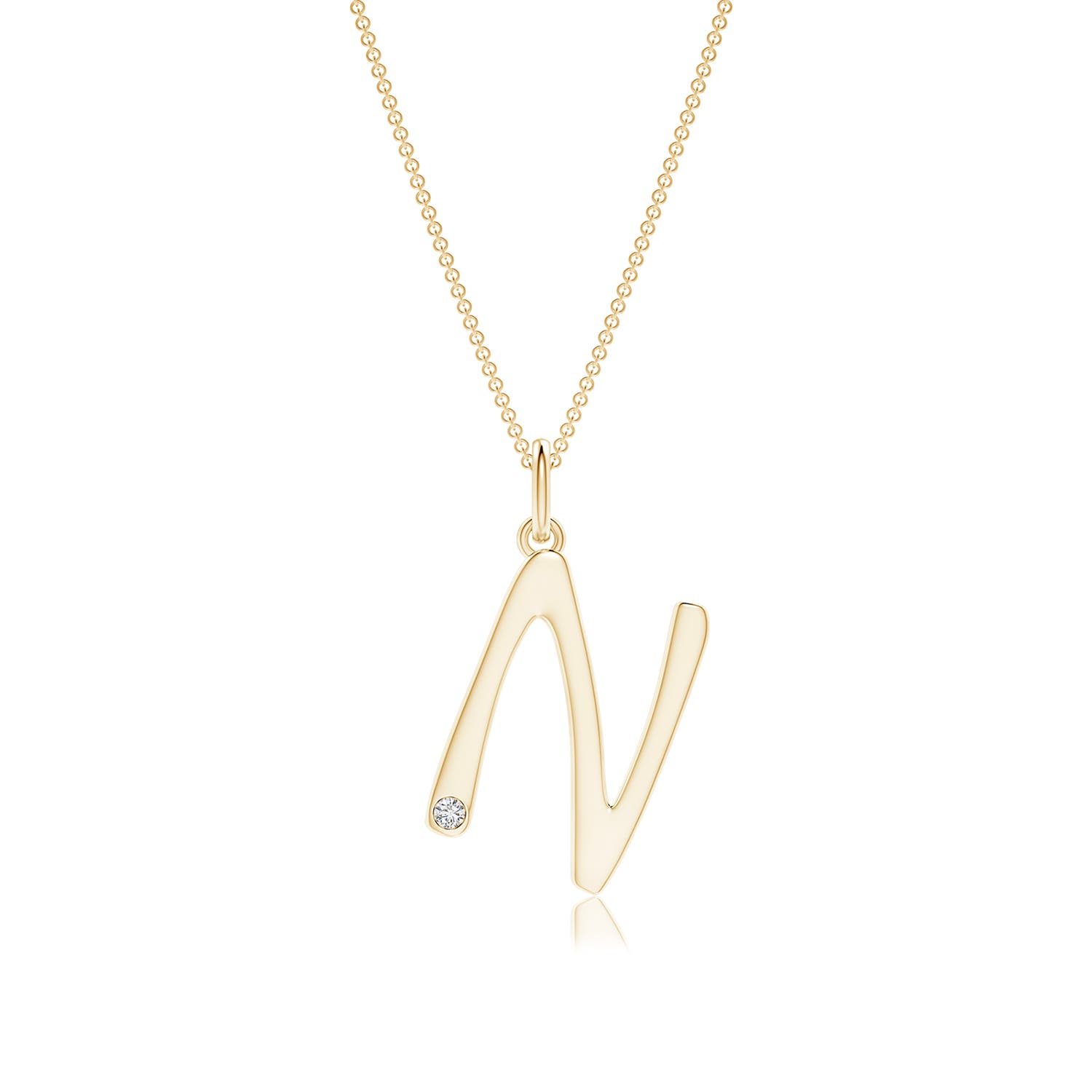 H, SI2 / 0.01 CT / 14 KT Yellow Gold