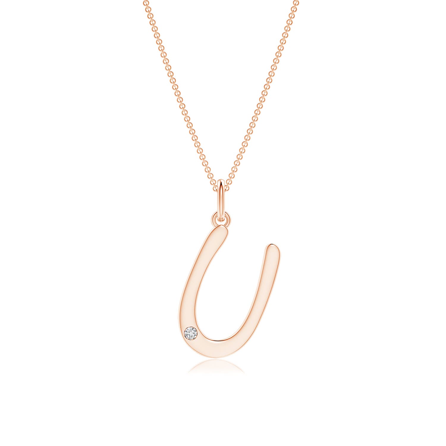 H, SI2 / 0.01 CT / 14 KT Rose Gold