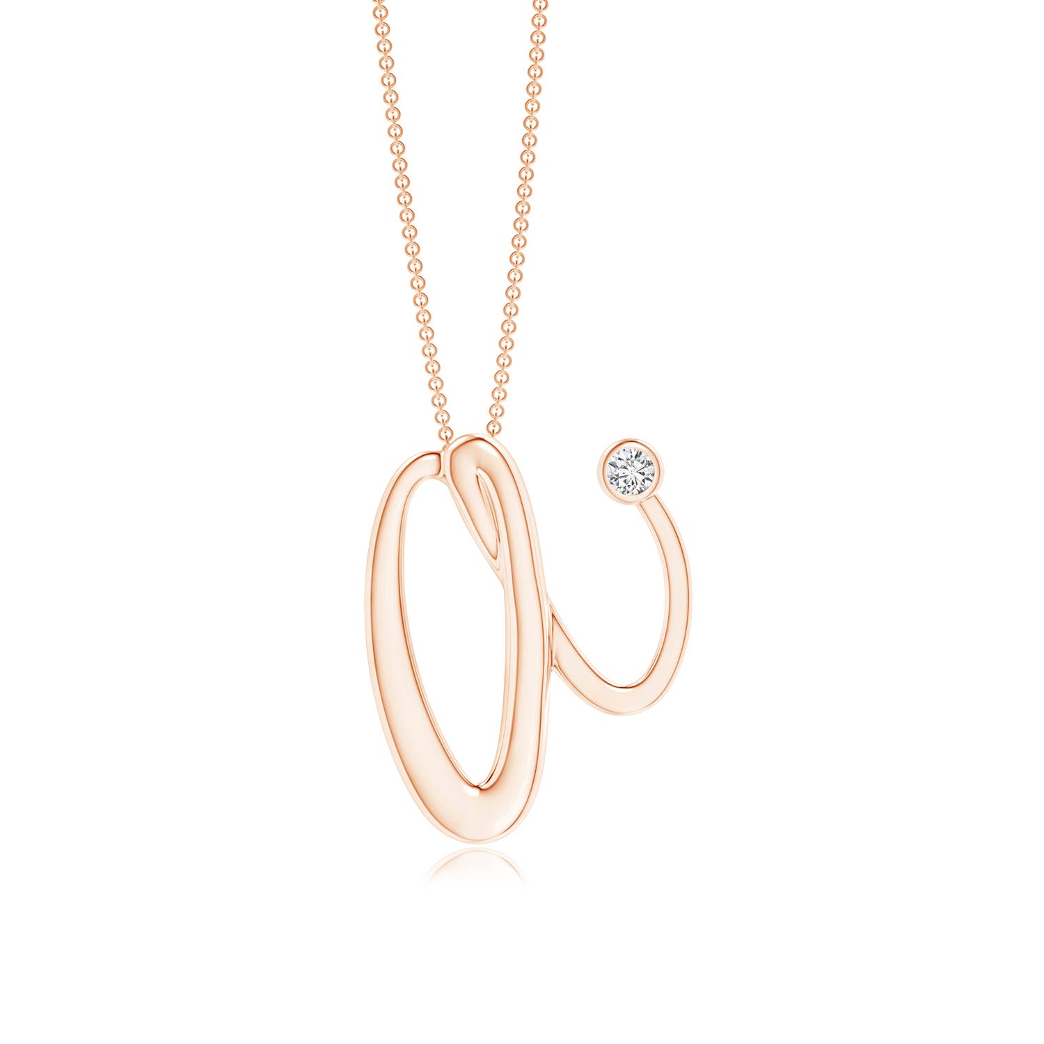 H, SI2 / 0.04 CT / 14 KT Rose Gold