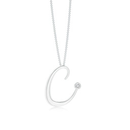Platinum C Initial Jewelry
