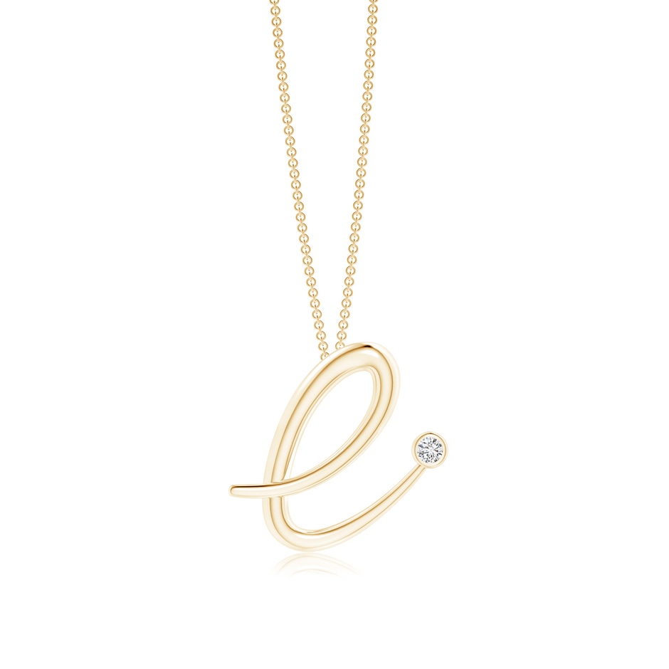 Lowercase Initial Pendant - Gold