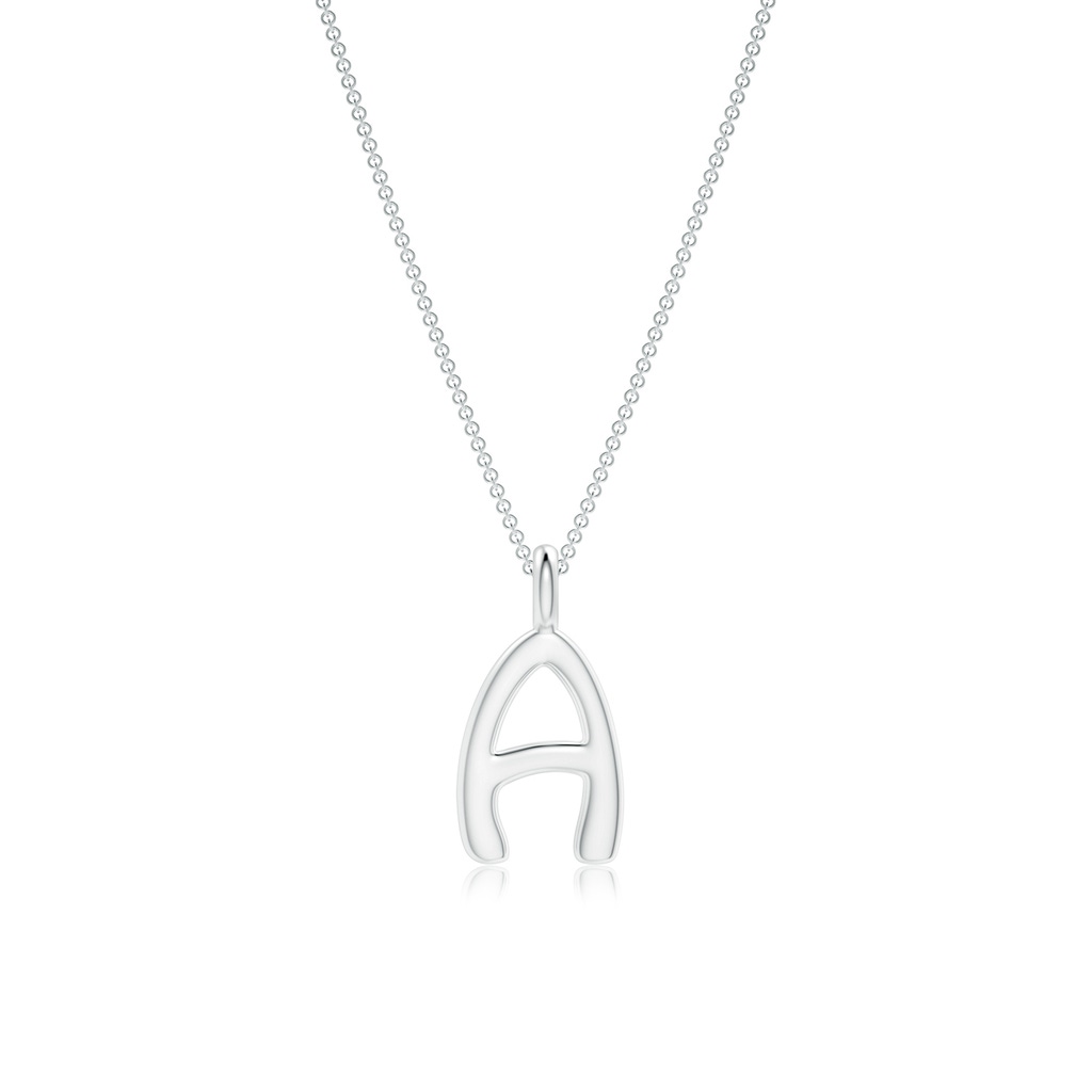 Capital "A" Initial Pendant in P950 Platinum