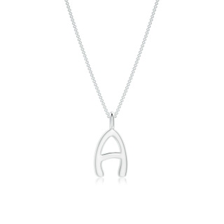 Capital "A" Initial Pendant in P950 Platinum