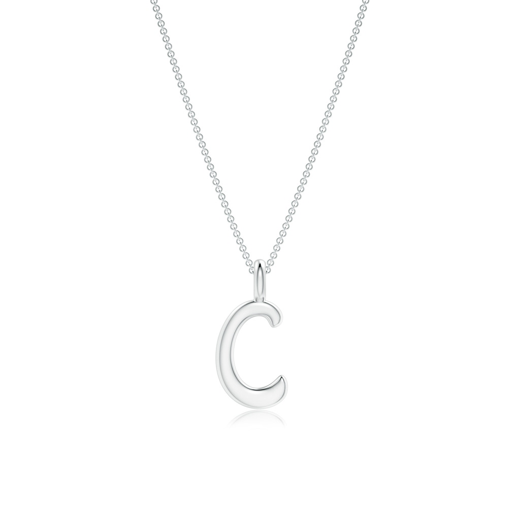 Capital "C" Initial Pendant in P950 Platinum 