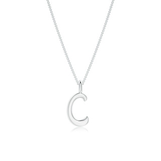 Capital "C" Initial Pendant in P950 Platinum