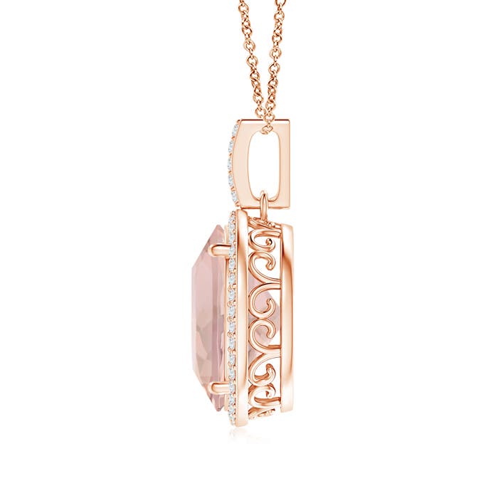 AA - Morganite / 7.23 CT / 14 KT Rose Gold