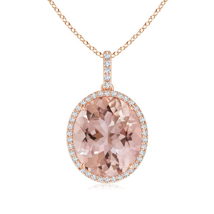 AAA - Morganite / 7.23 CT / 14 KT Rose Gold