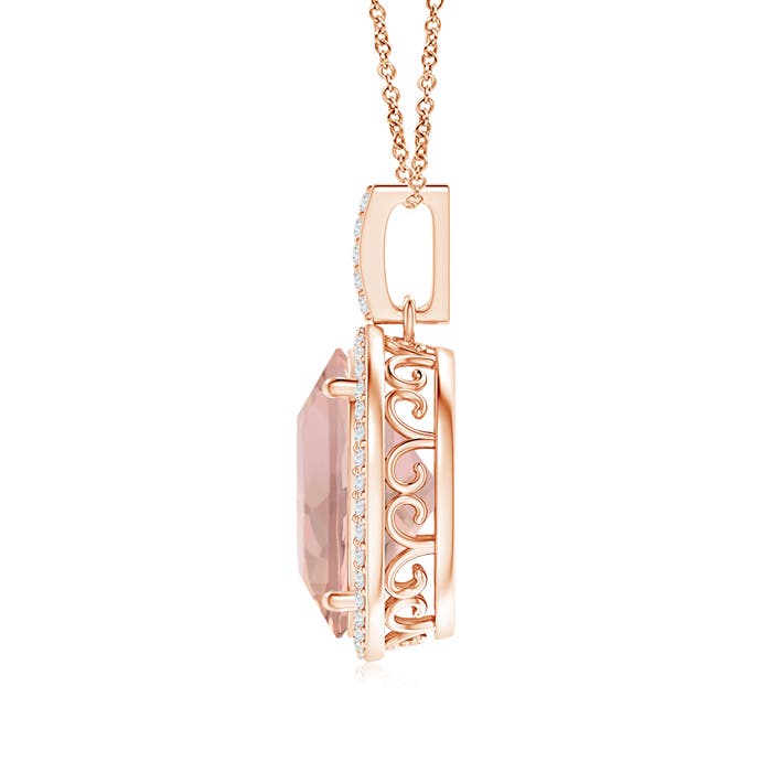 AAA - Morganite / 7.23 CT / 14 KT Rose Gold