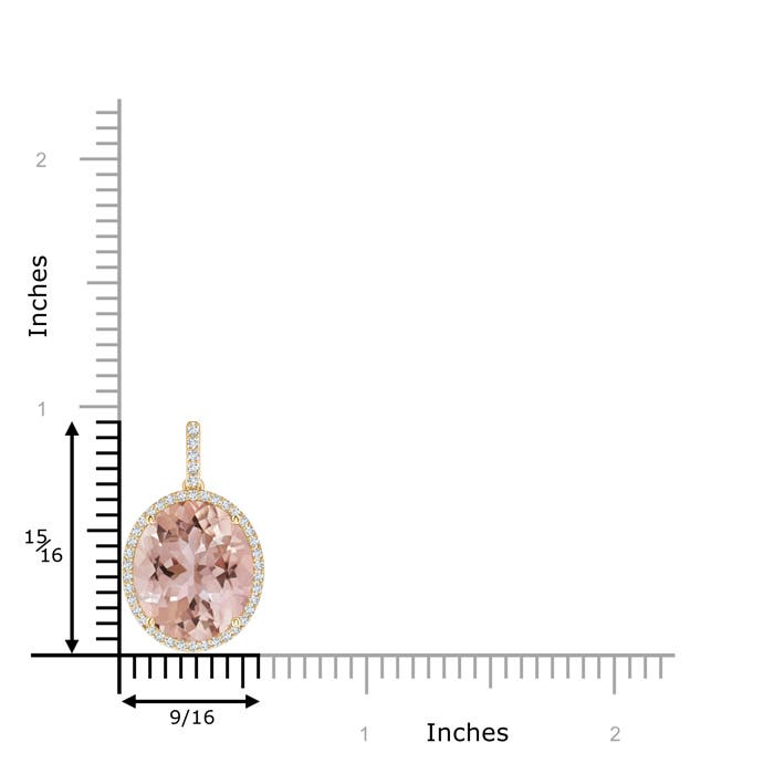 AAA - Morganite / 7.23 CT / 14 KT Yellow Gold