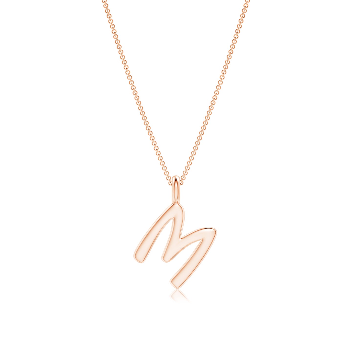 Capital M Initial Pendant