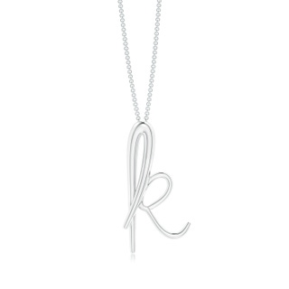 Lowercase "K" Initial Pendant in P950 Platinum