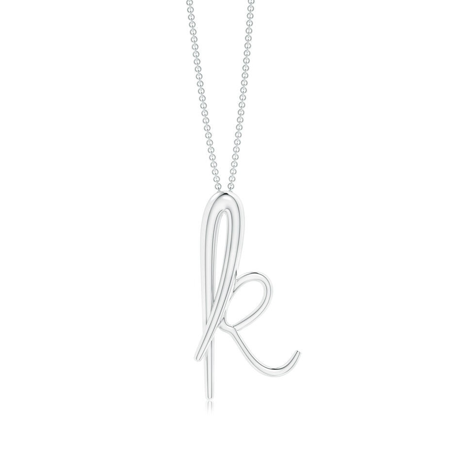 Lowercase "K" Initial Pendant in P950 Platinum 