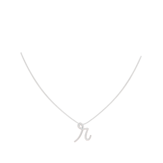 Lowercase Initial Necklace Q