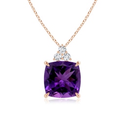 Solitaire Amethyst Solitaire Necklaces & Pendants