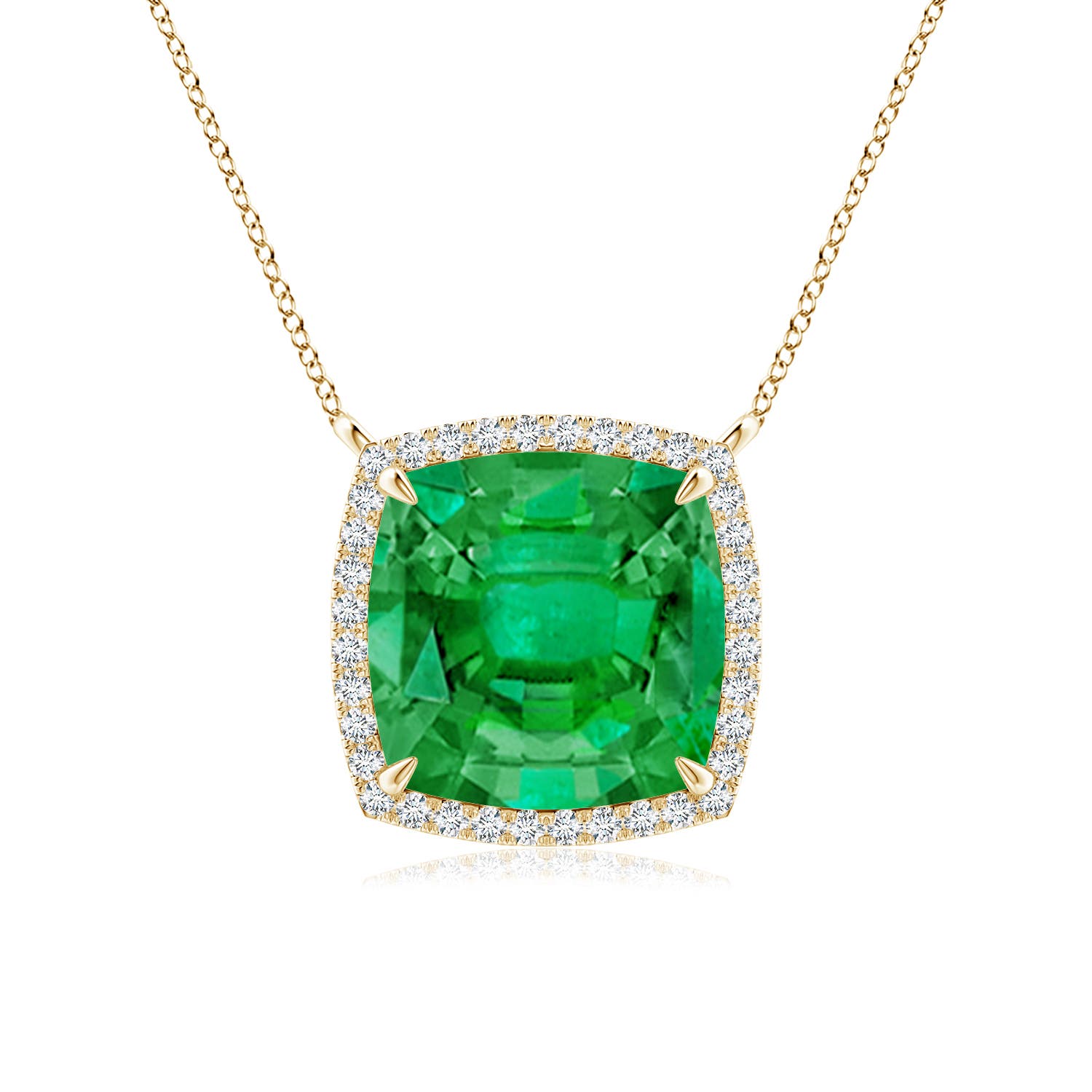 AAA - Emerald / 4.43 CT / 14 KT Yellow Gold