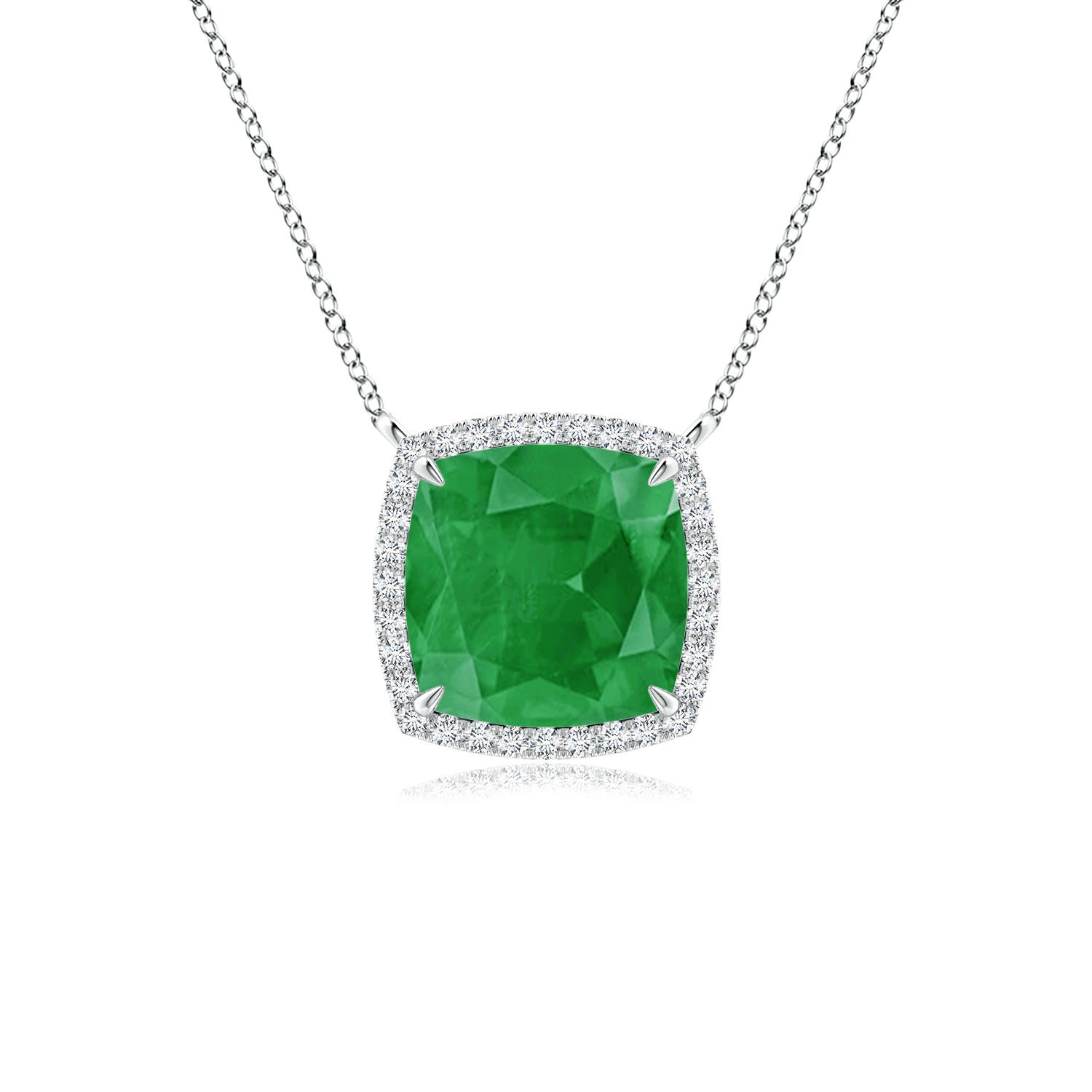 A - Emerald / 2 CT / 14 KT White Gold