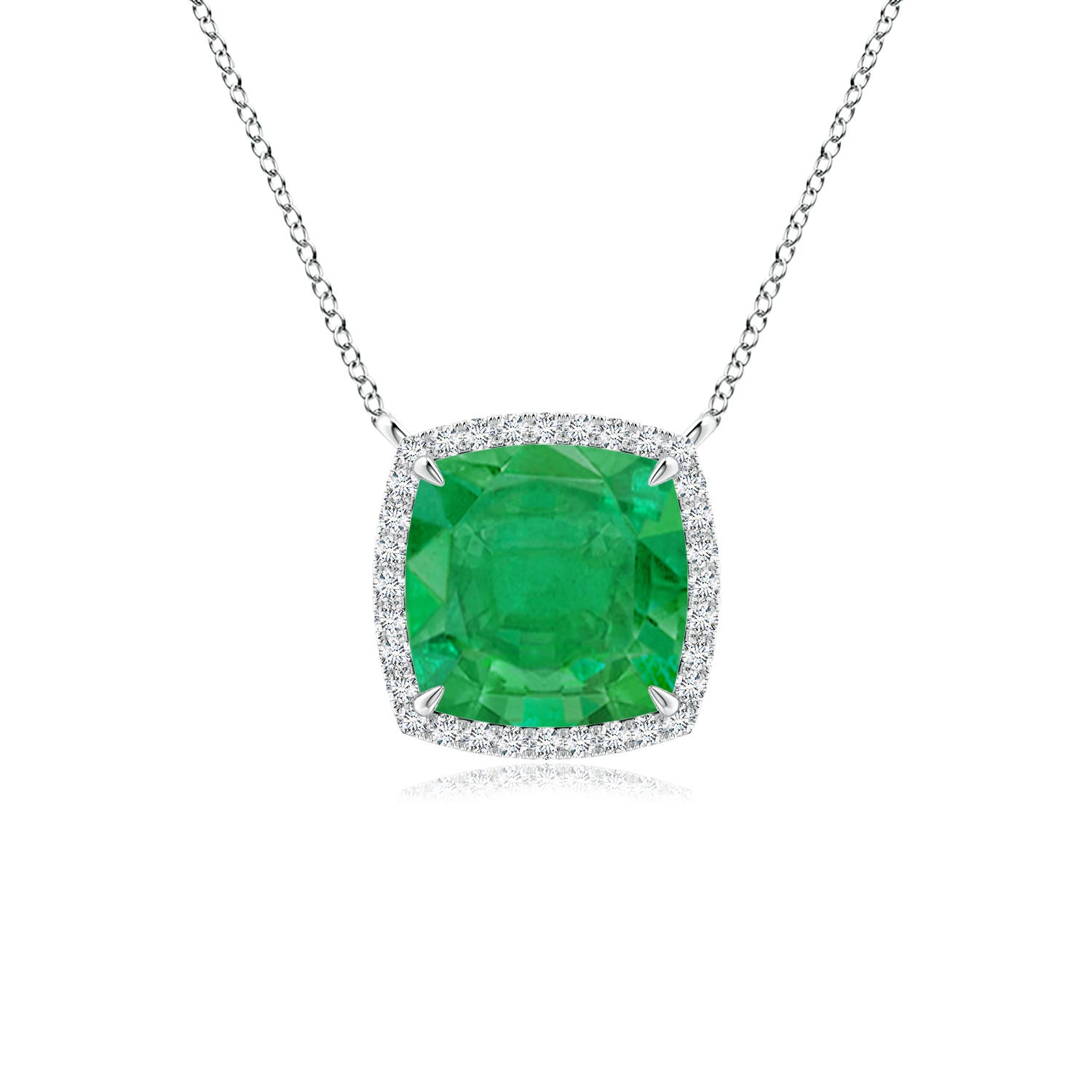 AA - Emerald / 2 CT / 14 KT White Gold