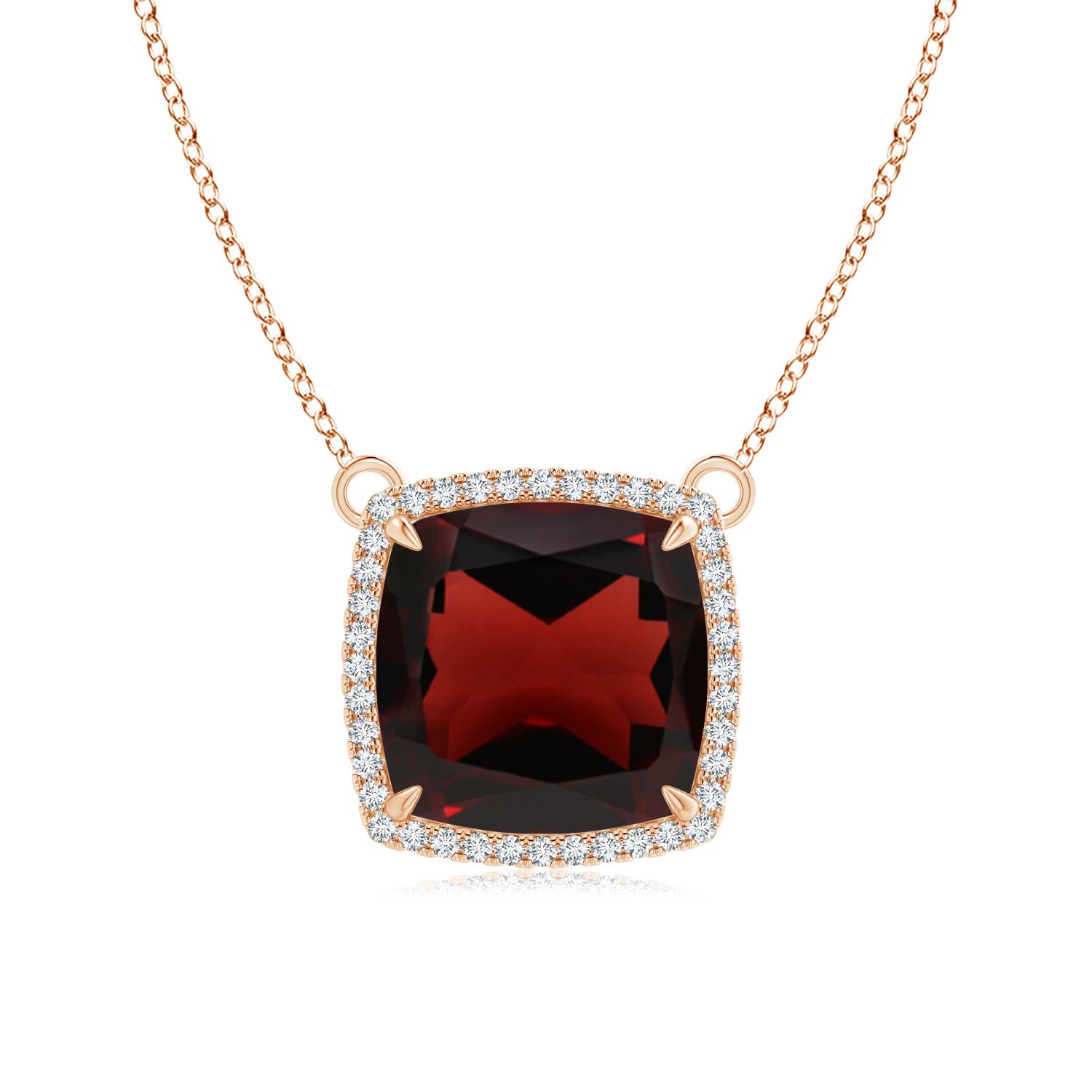 AA - Garnet / 8.24 CT / 14 KT Rose Gold