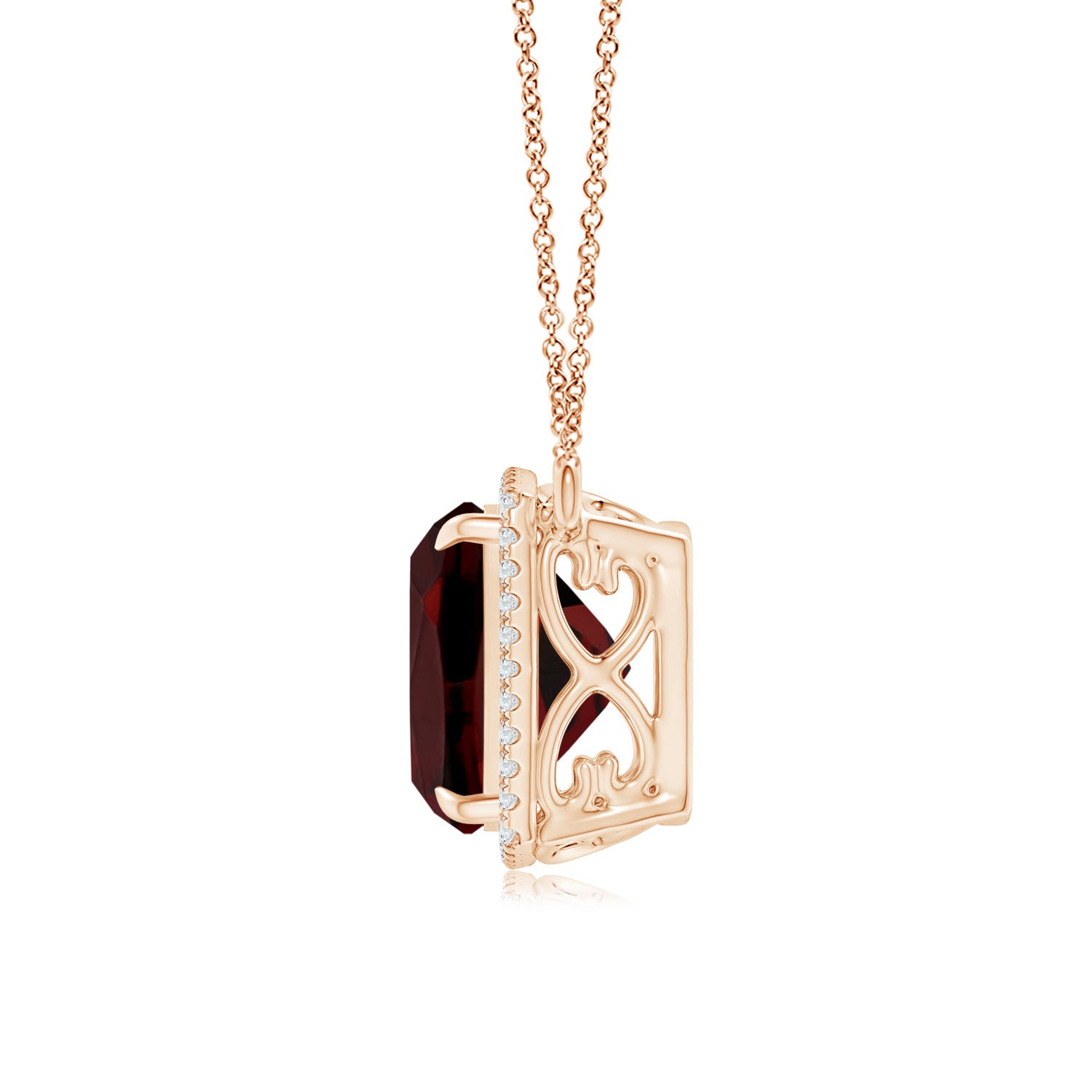 AAA - Garnet / 8.24 CT / 14 KT Rose Gold