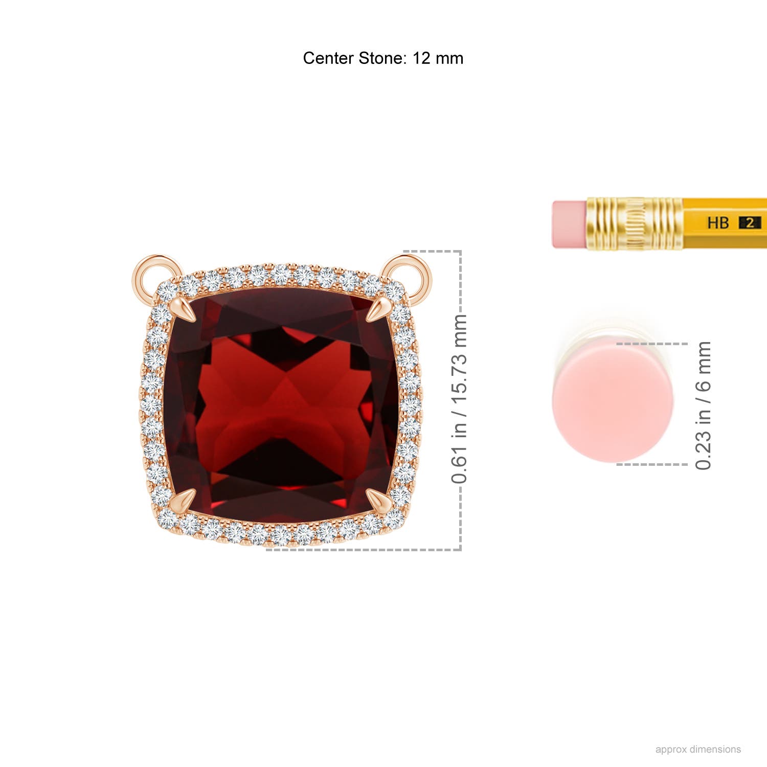 AAA - Garnet / 8.24 CT / 14 KT Rose Gold