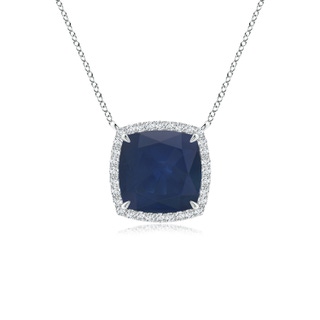 Cushion A Blue Sapphire