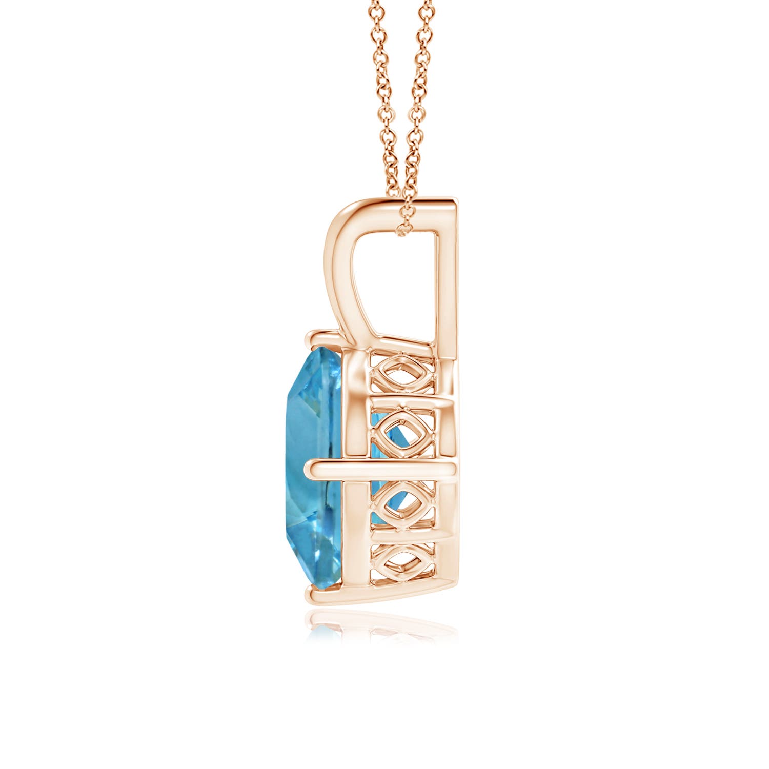 12.11x12.01x7.85mm AAAA SP1357AQ_H-RG-AAAA-12.11x12.01x7.85 in Rose Gold - side 2