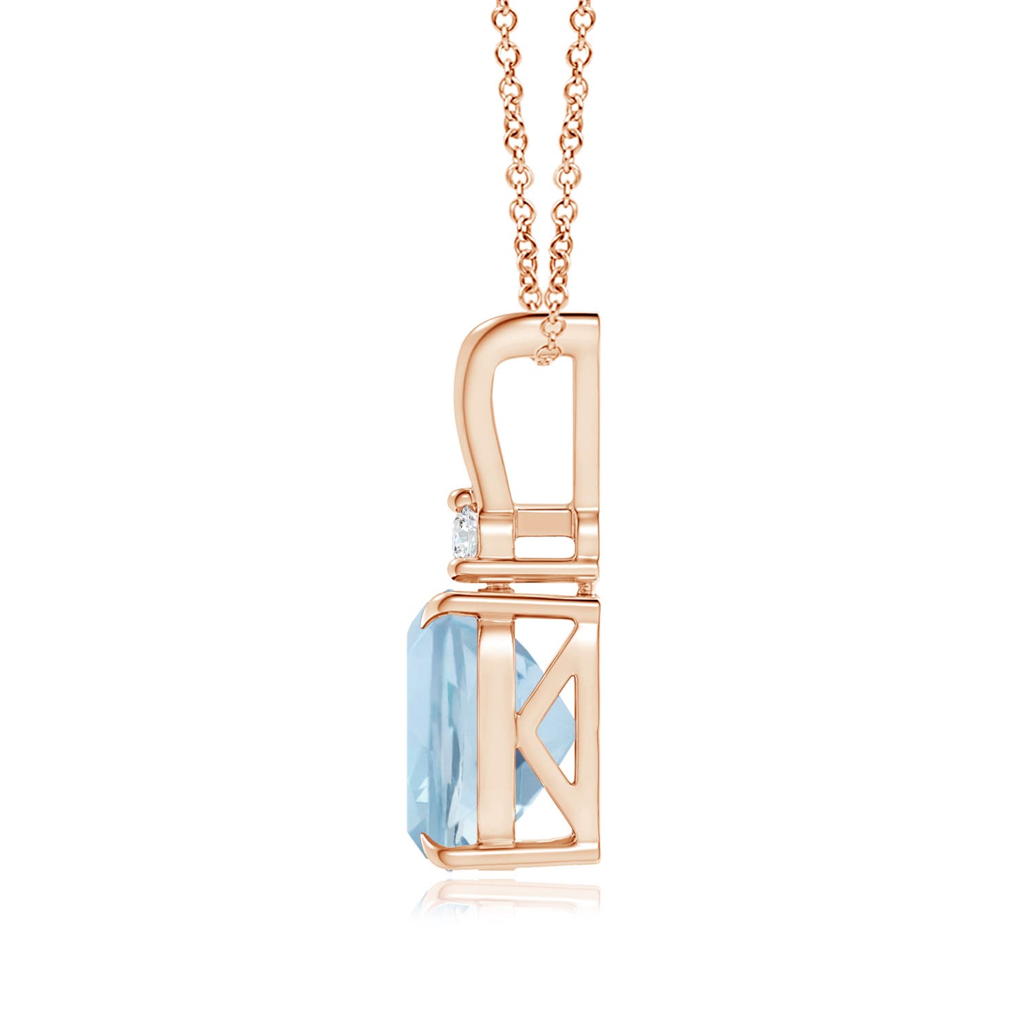 AA - Aquamarine / 1.92 CT / 14 KT Rose Gold