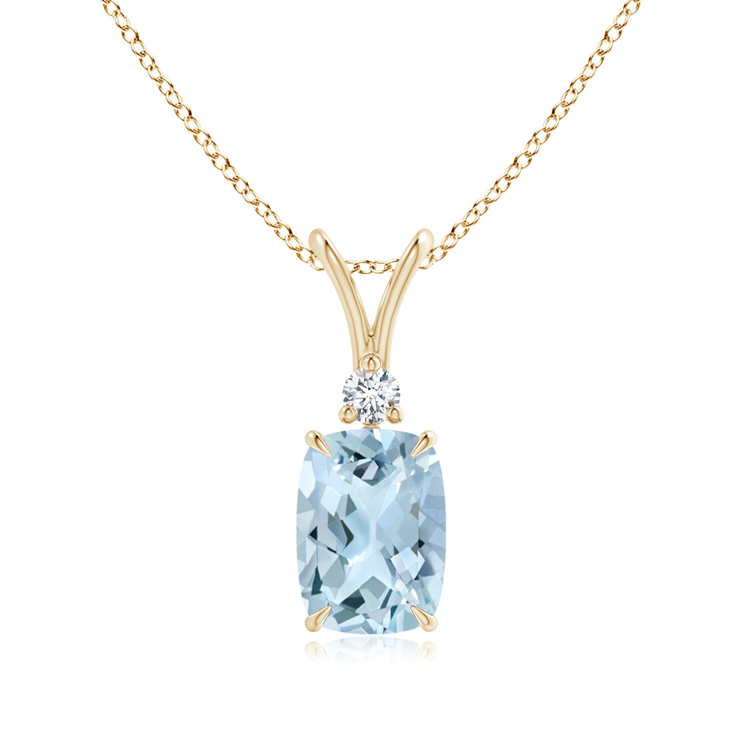 AA - Aquamarine / 1.92 CT / 14 KT Yellow Gold