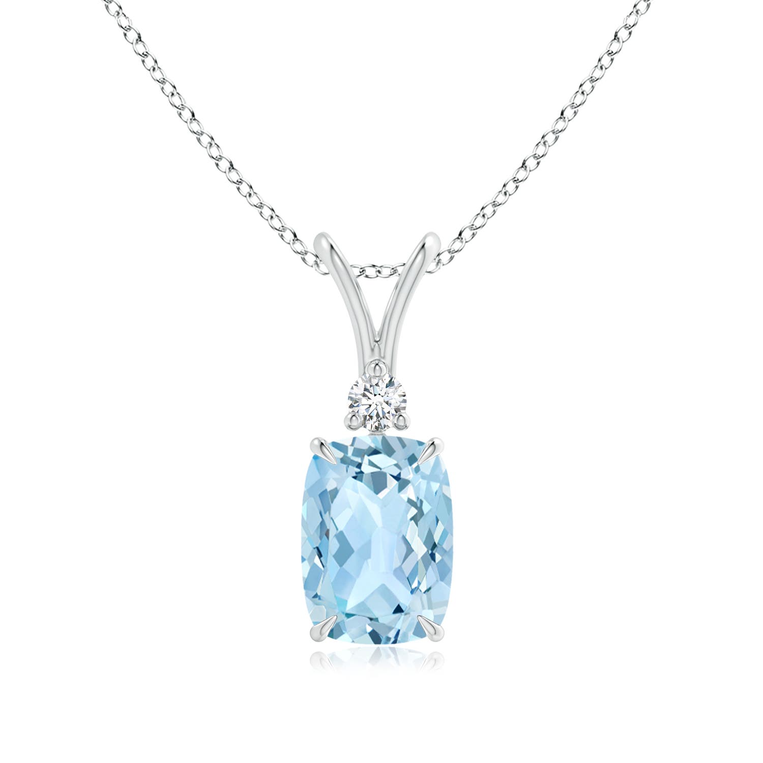 AAA - Aquamarine / 1.92 CT / 14 KT White Gold