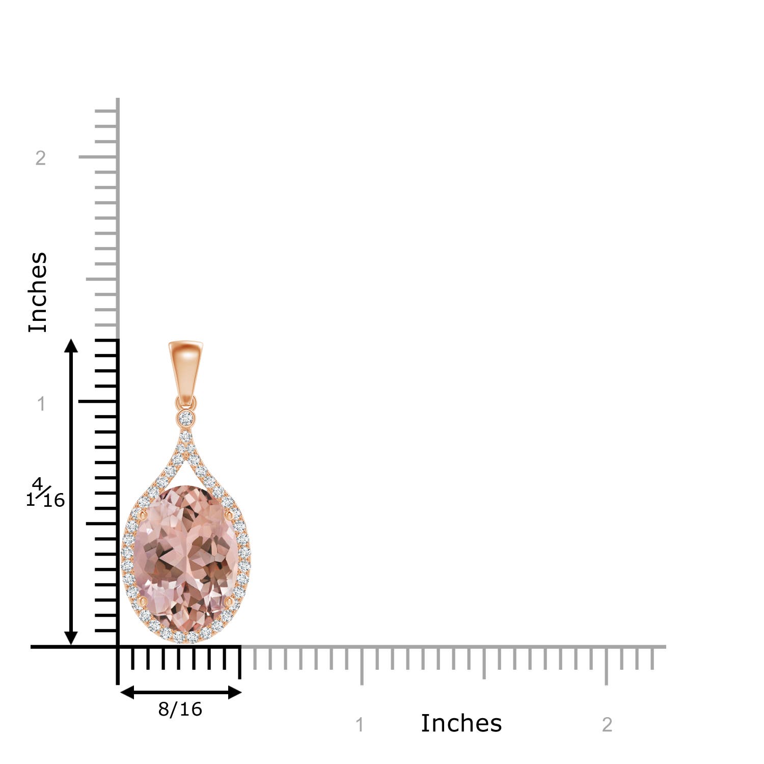 AAAA - Morganite / 5.3 CT / 14 KT Rose Gold