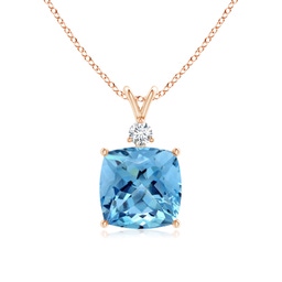 Vintage Inspired Rose Gold Aquamarine Necklaces and Pendants
