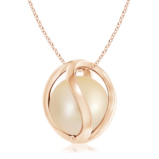 Round AA Golden South Sea Cultured Pearl
