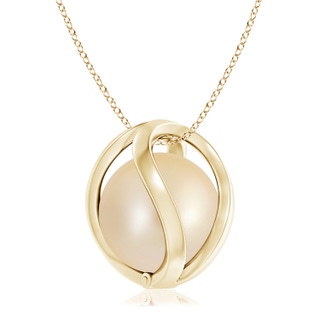 Round AA Golden South Sea Cultured Pearl