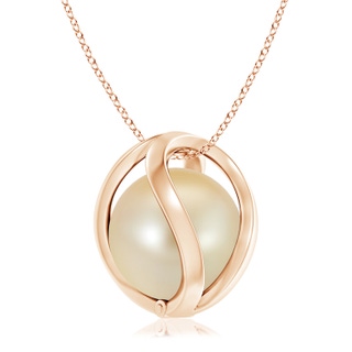Round AAA Golden South Sea Cultured Pearl