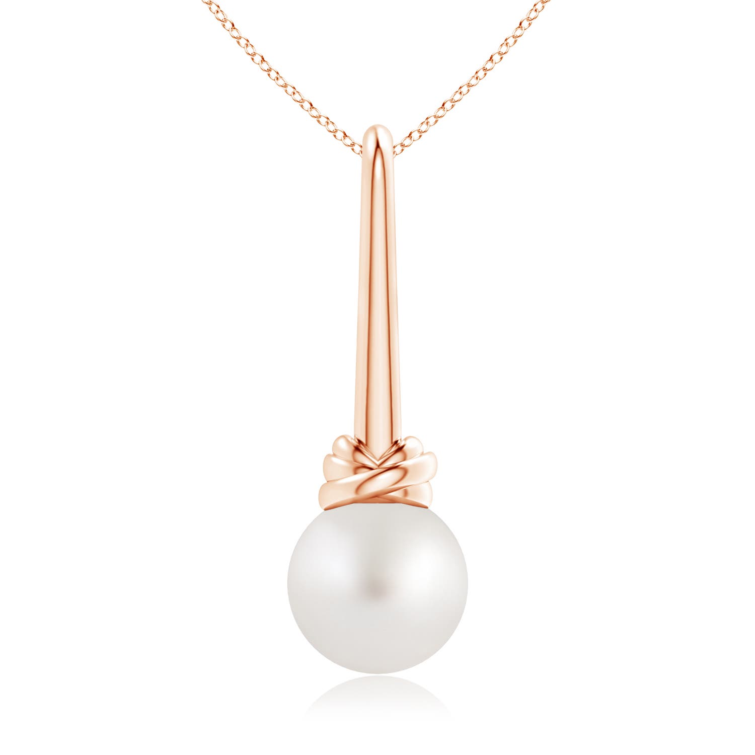 AA - South Sea Cultured Pearl / 7.2 CT / 14 KT Rose Gold