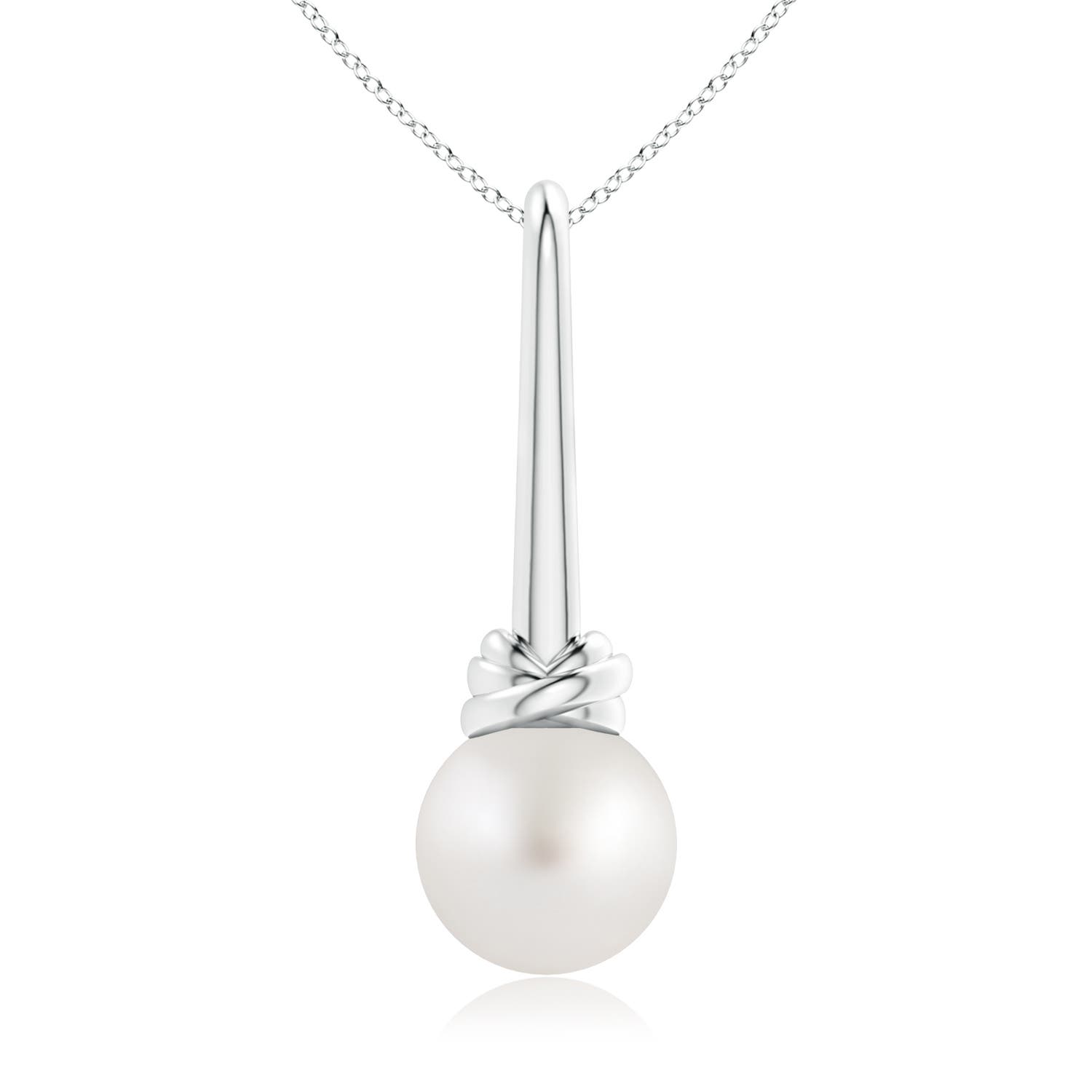 AA - South Sea Cultured Pearl / 7.2 CT / 14 KT White Gold