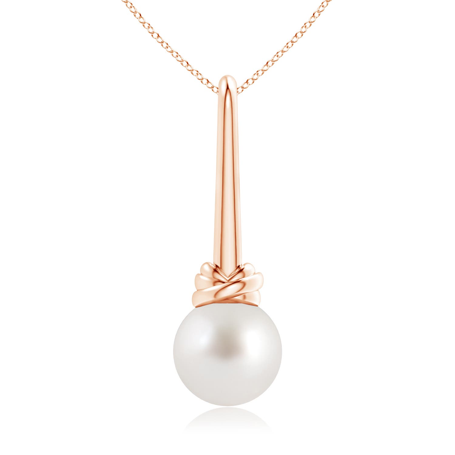 AAA - South Sea Cultured Pearl / 7.2 CT / 14 KT Rose Gold